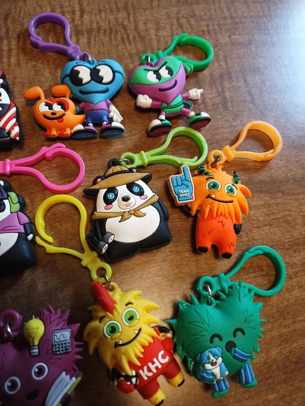 American Heart Association Assorted Kids Monster Keychains - Multicolor